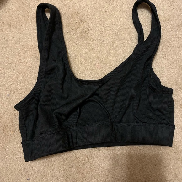 black key hole bathing suit top - Picture 1 of 1